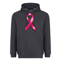 Smoke breast cancer ribbon Heavyweight Hoodie - RanaPortraitStore