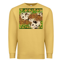 Antique Gold St. Patrick's Day shamrock tumbler Premium Sweatshirt - Neo Western