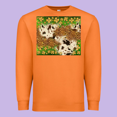 St. Patrick's Day Shamrock Tumbler Premium Sweatshirt Designed By Neo Western
