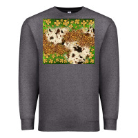 Charcoal Heather St. Patrick's Day shamrock tumbler Premium Sweatshirt - Neo Western