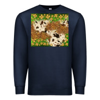 Navy St. Patrick's Day shamrock tumbler Premium Sweatshirt - Neo Western