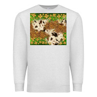 Oatmeal Heather St. Patrick's Day shamrock tumbler Premium Sweatshirt - Neo Western