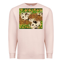 Pale Pink St. Patrick's Day shamrock tumbler Premium Sweatshirt - Neo Western