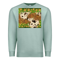 Seafoam St. Patrick's Day shamrock tumbler Premium Sweatshirt - Neo Western