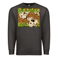 Smoke St. Patrick's Day shamrock tumbler Premium Sweatshirt - Neo Western