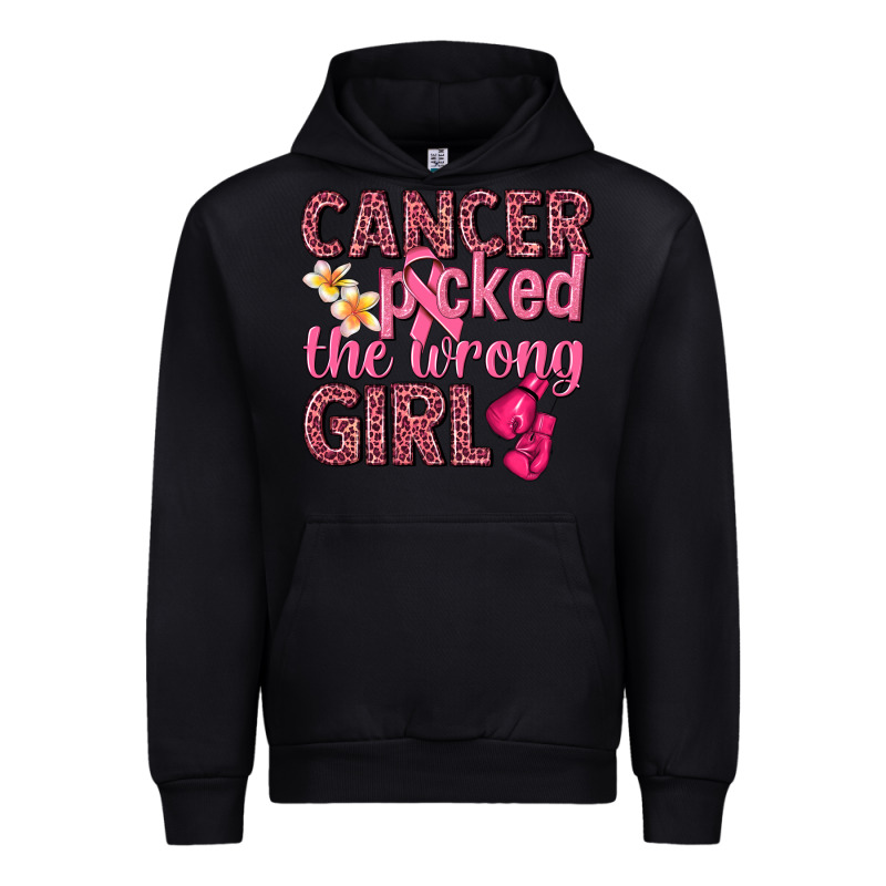Cancer Picked The Wrong Girl Urban Hoodie by NancyCooperArtShop | Teevron