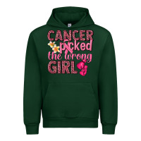Forest Green cancer picked the wrong girl Urban Hoodie - NancyCooperArtShop