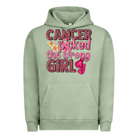 Pigment Oil Green cancer picked the wrong girl Urban Hoodie - NancyCooperArtShop