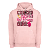 Pigment Salmon cancer picked the wrong girl Urban Hoodie - NancyCooperArtShop