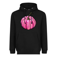 Black breast cancer awereness pumpkin Heavyweight Hoodie - RanaPortraitStore
