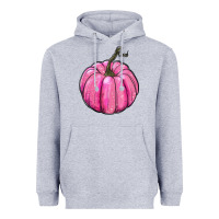 Heather Grey breast cancer awereness pumpkin Heavyweight Hoodie - RanaPortraitStore