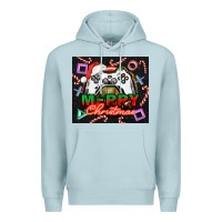 Blue Mist gamer merry christmas Premium Hoodie - NancyCooperArtShop