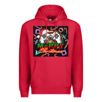 Cardinal gamer merry christmas Premium Hoodie - NancyCooperArtShop
