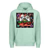 Seafoam gamer merry christmas Premium Hoodie - NancyCooperArtShop