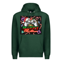 Sports Green gamer merry christmas Premium Hoodie - NancyCooperArtShop