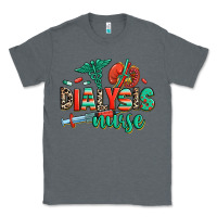 Charcoal Heather dialysis nurse Classic Tee - RanaPortraitStore
