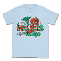 Dusty Blue dialysis nurse Classic Tee - RanaPortraitStore
