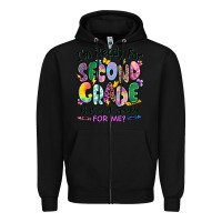 Black I'm ready for second grade but is it ready for me Zipper Hoodie - RanaPortraitStore