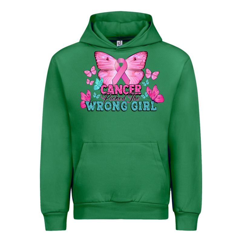 Cancer Picked The Wrong Girl Urban Hoodie by NancyCooperArtShop | Teevron