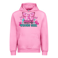 Fuchsia Pink cancer picked the wrong girl Urban Hoodie - NancyCooperArtShop