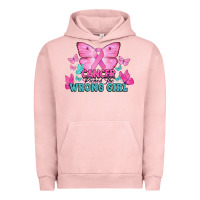 Pigment Salmon cancer picked the wrong girl Urban Hoodie - NancyCooperArtShop