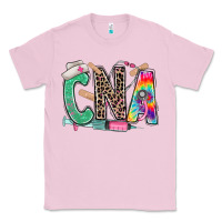 Bubblegum Pink cna nurse tie dye leopard Classic Tee - RanaPortraitStore