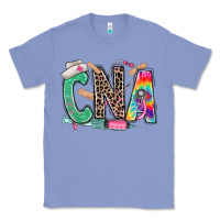 Colony Blue cna nurse tie dye leopard Classic Tee - RanaPortraitStore