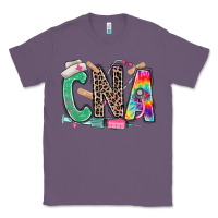 Lavender cna nurse tie dye leopard Classic Tee - RanaPortraitStore