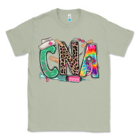 Matcha cna nurse tie dye leopard Classic Tee - RanaPortraitStore