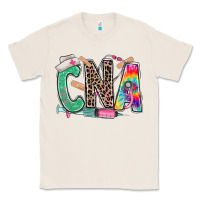 Natural cna nurse tie dye leopard Classic Tee - RanaPortraitStore