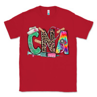 Red cna nurse tie dye leopard Classic Tee - RanaPortraitStore