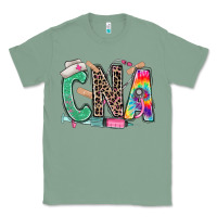 Sage cna nurse tie dye leopard Classic Tee - RanaPortraitStore