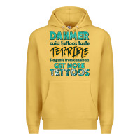 Antique Gold get more tattoos Premium Hoodie - NancyCooperArtShop