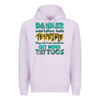 Lilac get more tattoos Premium Hoodie - NancyCooperArtShop