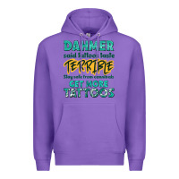 Purple get more tattoos Premium Hoodie - NancyCooperArtShop