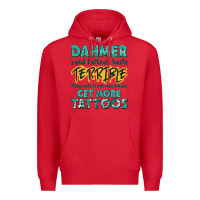Red get more tattoos Premium Hoodie - NancyCooperArtShop
