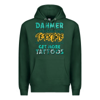 Sports Green get more tattoos Premium Hoodie - NancyCooperArtShop