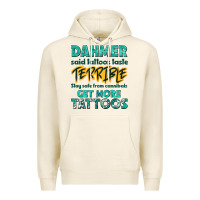Tofu get more tattoos Premium Hoodie - NancyCooperArtShop