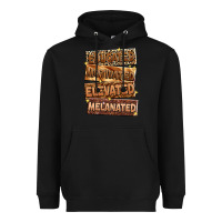Black educated motivated elevated melanated Heavyweight Hoodie - Zillion Design Studio
