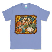 Colony Blue pumpkins with sunflowers Classic Tee - RanaPortraitStore