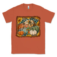 Copper pumpkins with sunflowers Classic Tee - RanaPortraitStore