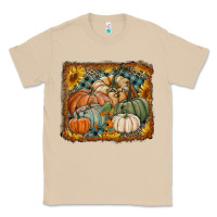 Mushroom pumpkins with sunflowers Classic Tee - RanaPortraitStore