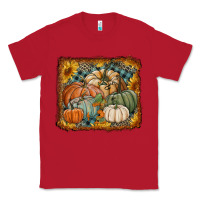 Red pumpkins with sunflowers Classic Tee - RanaPortraitStore