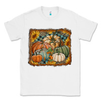 White pumpkins with sunflowers Classic Tee - RanaPortraitStore