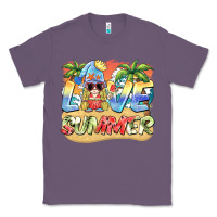 Lavender love summer gnomes  Background Classic Tee - BarkalooDesign