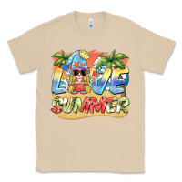 Mushroom love summer gnomes  Background Classic Tee - BarkalooDesign