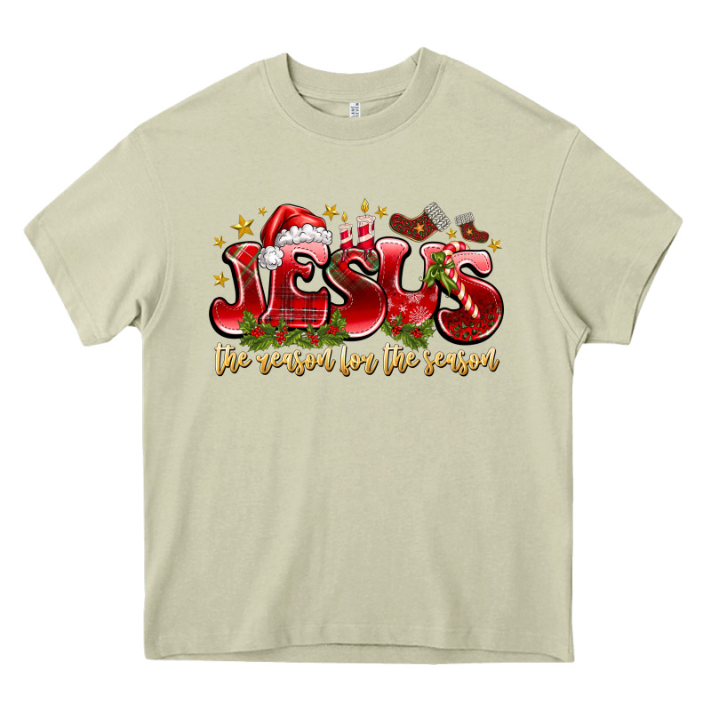 Jesus The Reason For The Season Heavy Core Tee by CowhideDigitalArt | Teevron