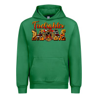 Emerald American Firefighter Mom Urban Hoodie - LillyAllenDesigns