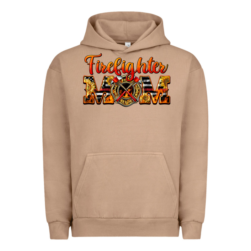 American Firefighter Mom Urban Hoodie by LillyAllenDesigns | Teevron