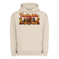 Pigment French Oak American Firefighter Mom Urban Hoodie - LillyAllenDesigns